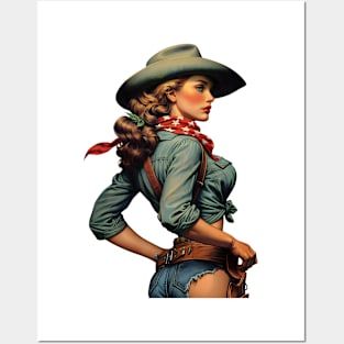 Cowgirl Posters and Art